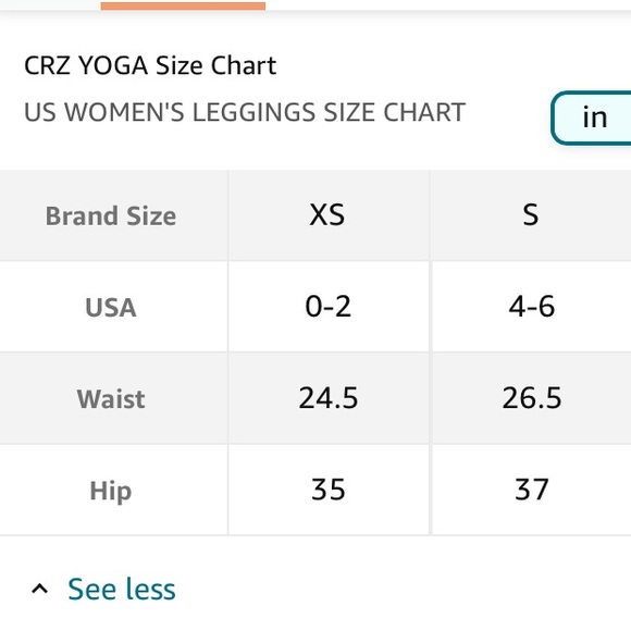 (A8) CRZ YOGA Casual 7/8 Pants 25"- Lightweight Athletic Track Joggers - Picture 8 of 8